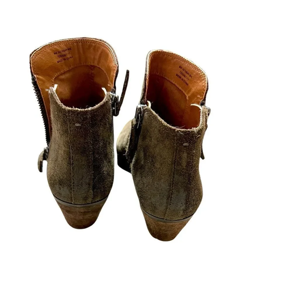 Frye Chocolate Brown Ankle Boots